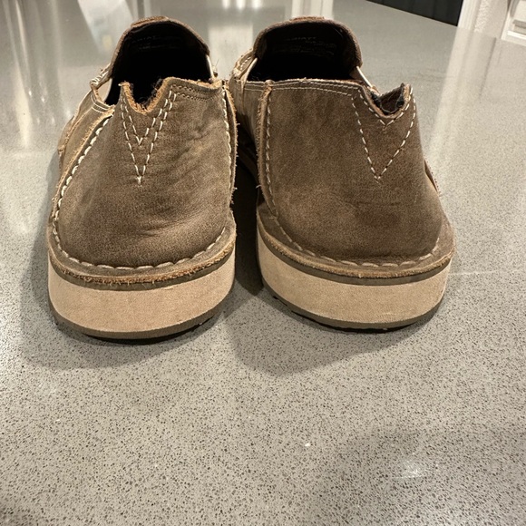 Women's Ariat The Cruiser Bomber Leather Suede Loafers - Picture 7 of 9